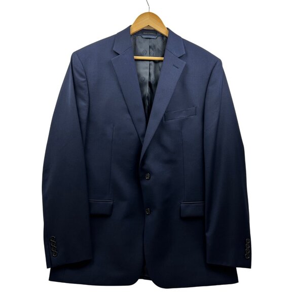 Lauren Ralph Lauren Men’s Blazer 44L Navy Wool Blend Classic Fit Sport Coat - Picture 1 of 12